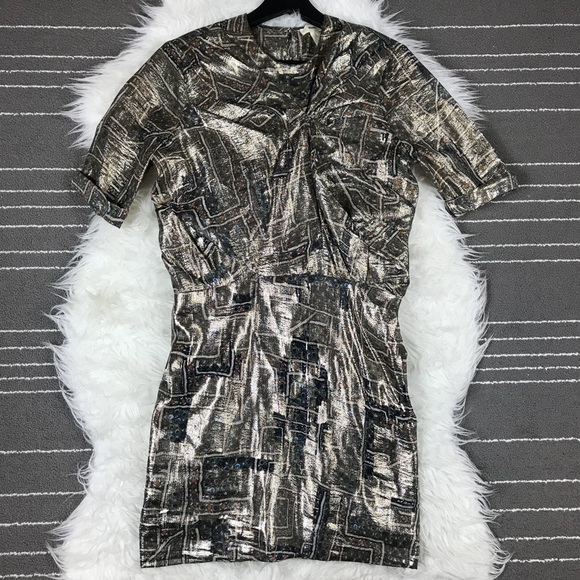 Isabel Marant pour H&M Dresses & Skirts - Isabel Marant x H&M metallic mini dress